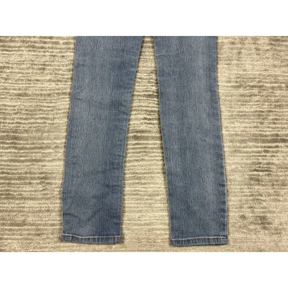 Rue 21 Jeans‎ Womens 1/2 Blue Medium Wash Straight Slim Casual